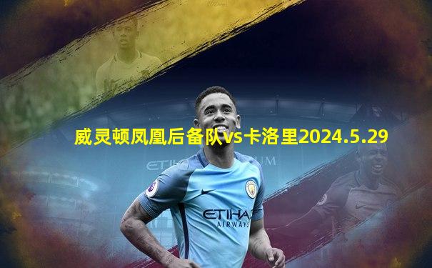 威灵顿凤凰后备队vs卡洛里2024.5.29