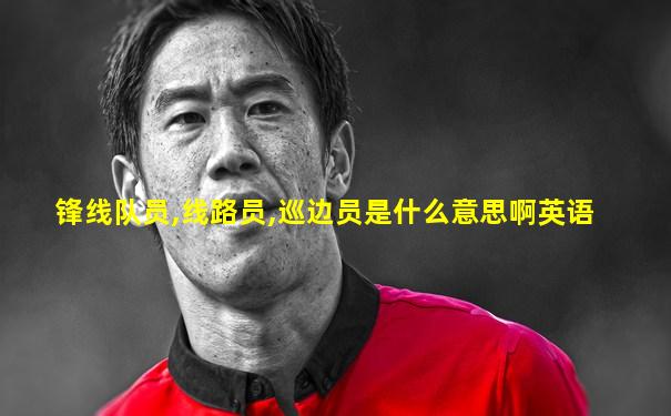 锋线队员,线路员,巡边员是什么意思啊英语
